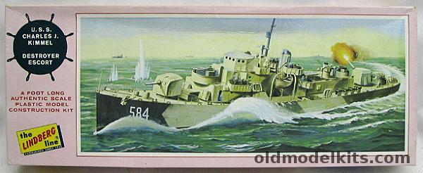 Lindberg 1/300 USS Charles J. Kimmel Destroyer Escort DE-584 (Rudderow Class), 793 plastic model kit